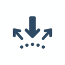 Иконка, изображающая широкий выбор напитков в барах Пятница, минималистичный дизайн.