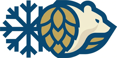 Логотип чешского пивного бара в Новосибирске, современный минималистичный дизайн, чистый белый фон.